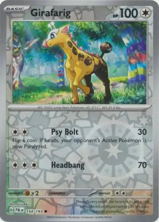 Girafarig 154/193 (SV02: Paldea Evolved)  - Reverse Holofoil | Good Games Morley
