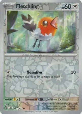 Fletchling 163/193 (SV02: Paldea Evolved)  - Reverse Holofoil | Good Games Morley
