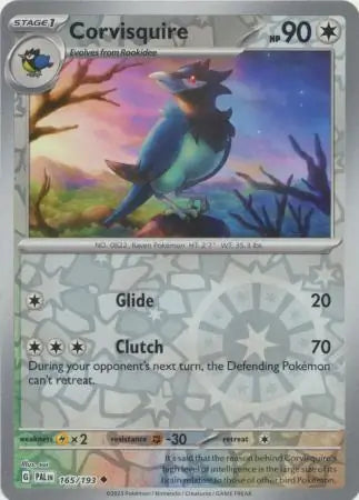 Corvisquire 165/193 (SV02: Paldea Evolved)  - Reverse Holofoil | Good Games Morley