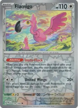 Flamigo 170/193 (SV02: Paldea Evolved)  - Reverse Holofoil | Good Games Morley