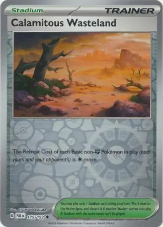 Calamitous Wasteland 175/193 (SV02: Paldea Evolved)  - Reverse Holofoil | Good Games Morley