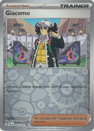 Giacomo 182/193 (SV02: Paldea Evolved)  - Reverse Holofoil | Good Games Morley