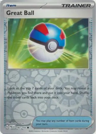 Great Ball 183/193 (SV02: Paldea Evolved)  - Reverse Holofoil | Good Games Morley