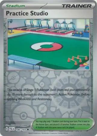 Practice Studio 186/193 (SV02: Paldea Evolved)  - Reverse Holofoil | Good Games Morley
