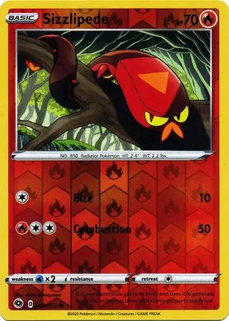 Sizzlipede 09/73 (Champion's Path)  - Reverse Holofoil | Good Games Morley