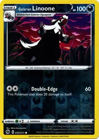 Galarian Linoone 36/73 (Champion's Path)  - Reverse Holofoil | Good Games Morley