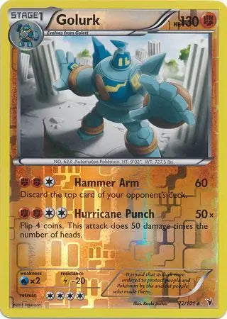 Golurk 72/101 (Noble Victories)  - Reverse Holofoil | Good Games Morley
