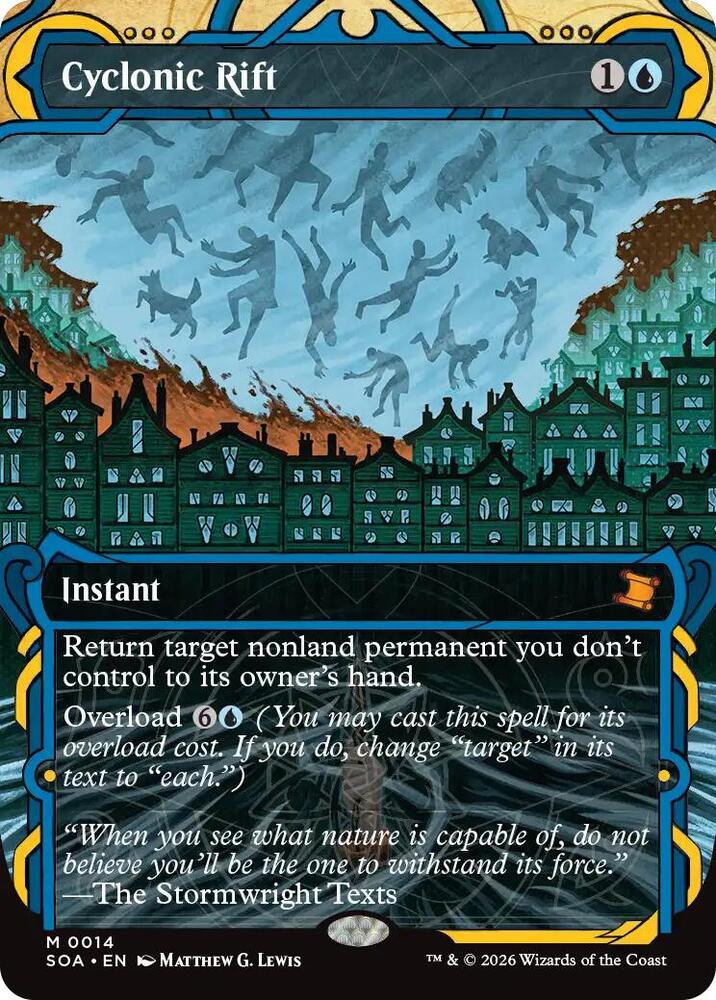 Cyclonic Rift 14 (Secrets of Strixhaven: Mystical Archive)  - Foil | Good Games Morley