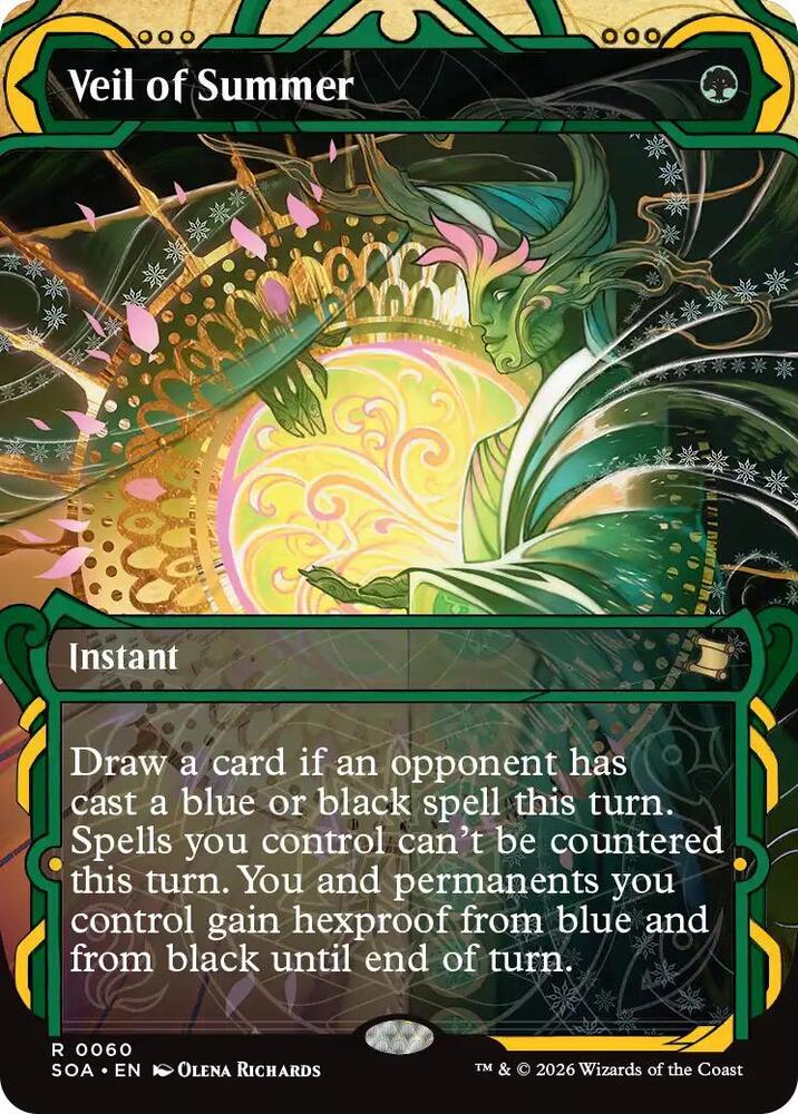 Veil of Summer 60 (Secrets of Strixhaven: Mystical Archive)  - Foil | Good Games Morley
