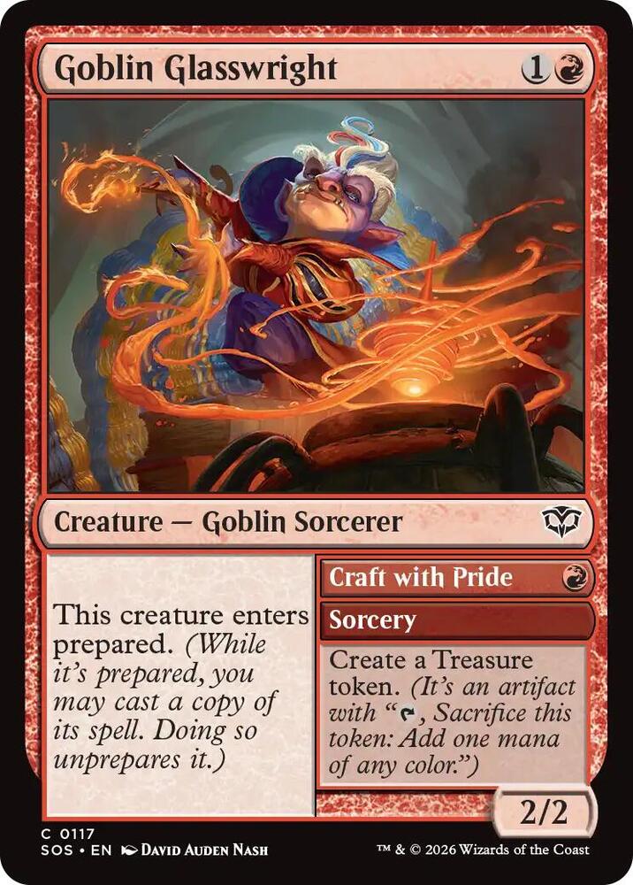 Goblin Glasswright // Craft with Pride 117 (Secrets of Strixhaven)  | Good Games Morley