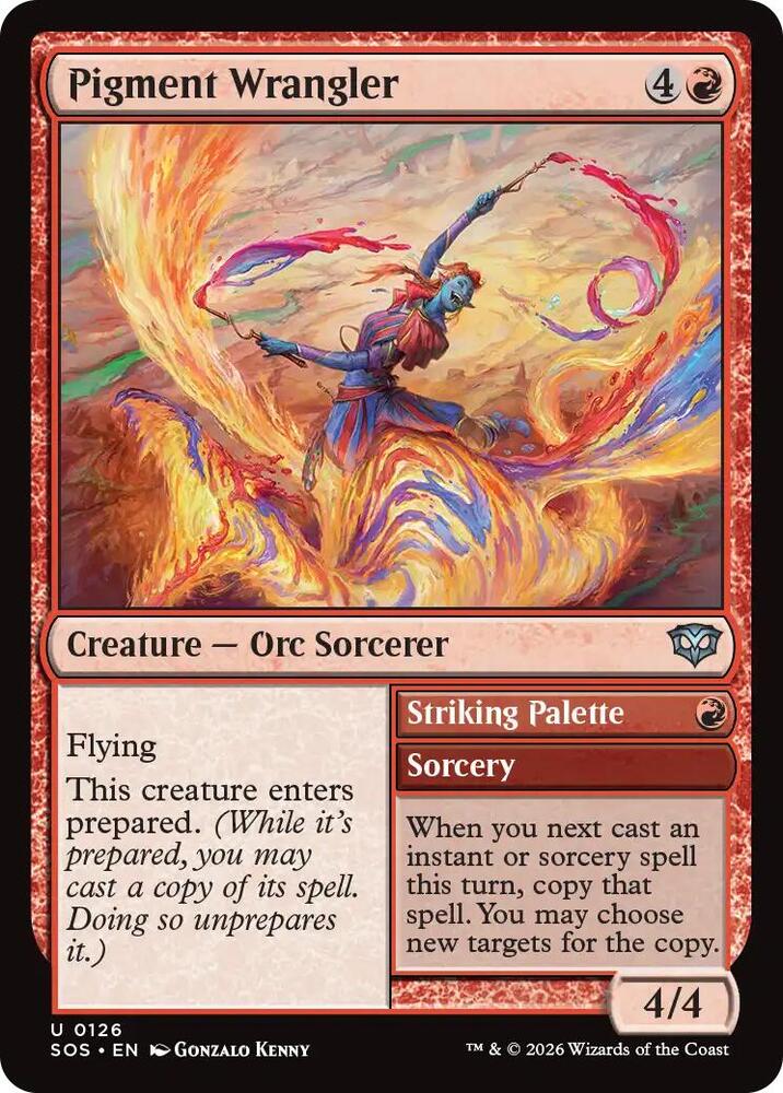 Pigment Wrangler // Striking Palette 126 (Secrets of Strixhaven)  | Good Games Morley