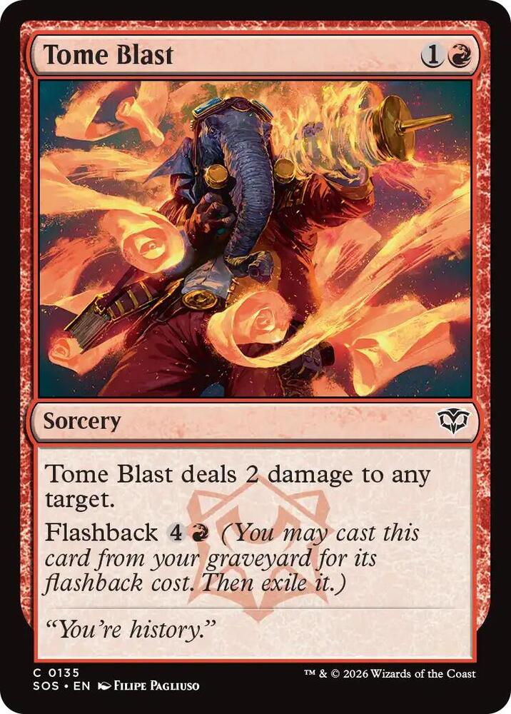 Tome Blast 135 (Secrets of Strixhaven)  - Foil | Good Games Morley