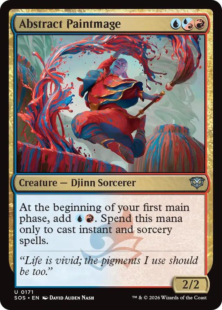 Abstract Paintmage 171 (Secrets of Strixhaven)  - Foil | Good Games Morley