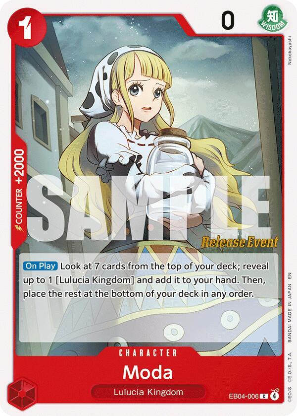 Moda EB04-006 (Adventure on Kami's Island Release Event Cards)  | Good Games Morley