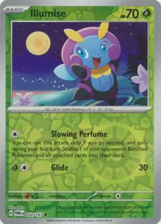 Illumise 010/167 (SV06: Twilight Masquerade)  - Reverse Holofoil | Good Games Morley