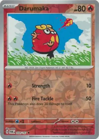 Darumaka 034/167 (SV06: Twilight Masquerade)  - Reverse Holofoil | Good Games Morley