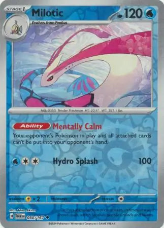 Milotic 050/167 (SV06: Twilight Masquerade)  - Reverse Holofoil | Good Games Morley