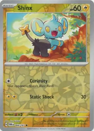 Shinx 066/167 (SV06: Twilight Masquerade)  - Reverse Holofoil | Good Games Morley