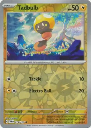 Tadbulb 073/167 (SV06: Twilight Masquerade)  - Reverse Holofoil | Good Games Morley