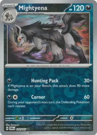 Mightyena 114/167 (SV06: Twilight Masquerade)  - Reverse Holofoil | Good Games Morley