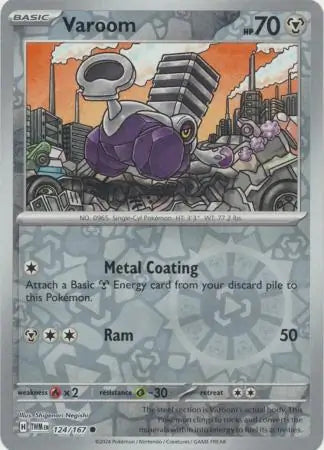 Varoom 124/167 (SV06: Twilight Masquerade)  - Reverse Holofoil | Good Games Morley