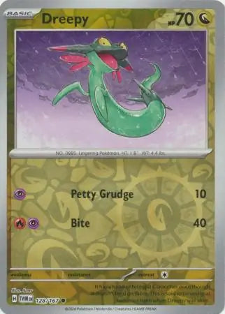 Dreepy 128/167 (SV06: Twilight Masquerade)  - Reverse Holofoil | Good Games Morley