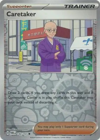 Caretaker 144/167 (SV06: Twilight Masquerade)  - Reverse Holofoil | Good Games Morley