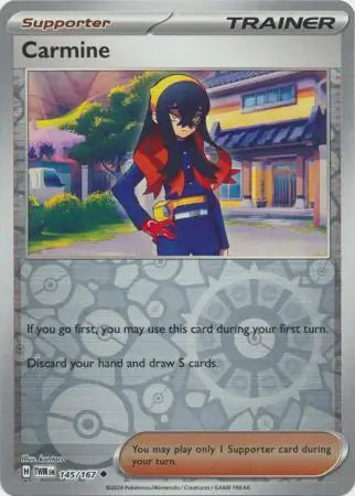 Carmine 145/167 (SV06: Twilight Masquerade)  - Reverse Holofoil | Good Games Morley