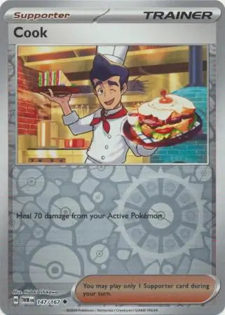 Cook 147/167 (SV06: Twilight Masquerade)  - Reverse Holofoil | Good Games Morley