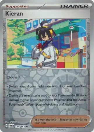 Kieran 154/167 (SV06: Twilight Masquerade)  - Reverse Holofoil | Good Games Morley