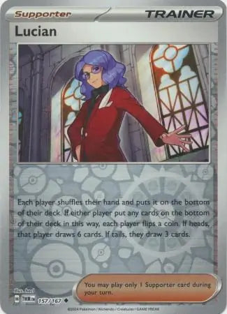 Lucian 157/167 (SV06: Twilight Masquerade)  - Reverse Holofoil | Good Games Morley