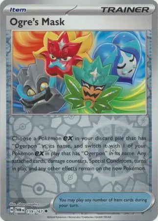 Ogre's Mask 159/167 (SV06: Twilight Masquerade)  - Reverse Holofoil | Good Games Morley