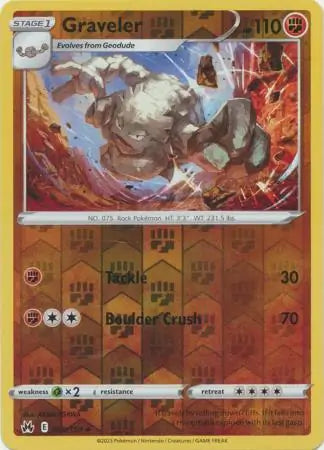 Graveler 068/159 (Crown Zenith)  - Reverse Holofoil | Good Games Morley
