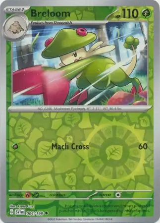Breloom 004/198 (SV01: Scarlet & Violet Base Set)  - Reverse Holofoil | Good Games Morley