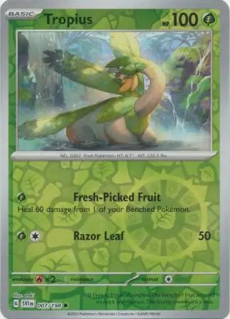 Tropius 007/198 (SV01: Scarlet & Violet Base Set)  - Reverse Holofoil | Good Games Morley