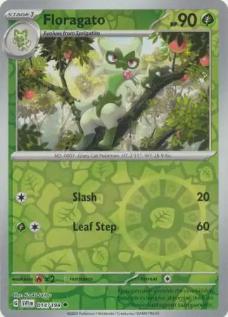Floragato 014/198 (SV01: Scarlet & Violet Base Set)  - Reverse Holofoil | Good Games Morley