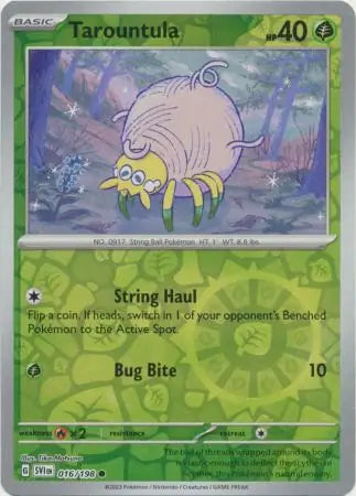 Tarountula 016/198 (SV01: Scarlet & Violet Base Set)  - Reverse Holofoil | Good Games Morley