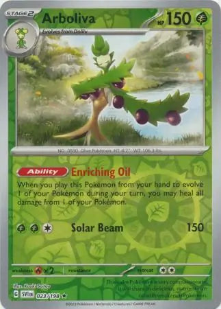 Arboliva 023/198 (SV01: Scarlet & Violet Base Set)  - Reverse Holofoil | Good Games Morley