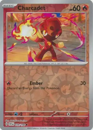 Charcadet 039/198 (SV01: Scarlet & Violet Base Set)  - Reverse Holofoil | Good Games Morley