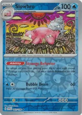 Slowbro 043/198 (SV01: Scarlet & Violet Base Set)  - Reverse Holofoil | Good Games Morley