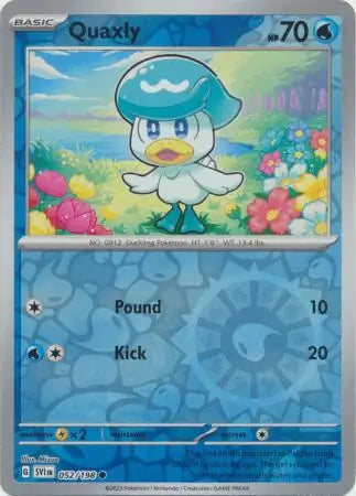 Quaxly 052/198 (SV01: Scarlet & Violet Base Set)  - Reverse Holofoil | Good Games Morley