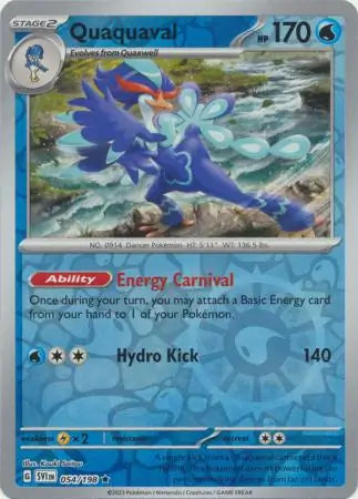 Quaquaval 054/198 (SV01: Scarlet & Violet Base Set)  - Reverse Holofoil | Good Games Morley