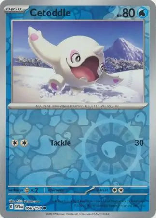 Cetoddle 058/198 (SV01: Scarlet & Violet Base Set)  - Reverse Holofoil | Good Games Morley