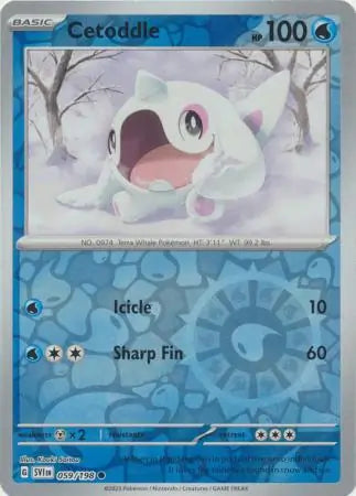 Cetoddle 059/198 (SV01: Scarlet & Violet Base Set)  - Reverse Holofoil | Good Games Morley