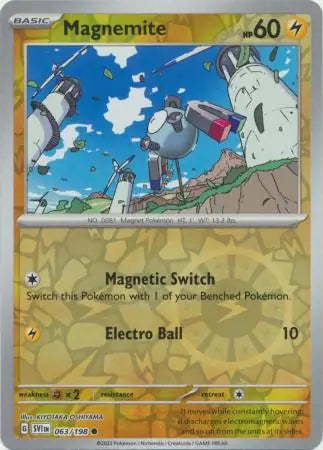 Magnemite 063/198 (SV01: Scarlet & Violet Base Set)  - Reverse Holofoil | Good Games Morley