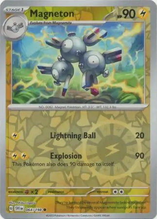 Magneton 064/198 (SV01: Scarlet & Violet Base Set)  - Reverse Holofoil | Good Games Morley