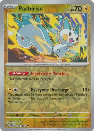 Pachirisu 068/198 (SV01: Scarlet & Violet Base Set)  - Reverse Holofoil | Good Games Morley