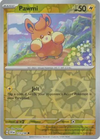 Pawmi 073/198 (SV01: Scarlet & Violet Base Set)  - Reverse Holofoil | Good Games Morley