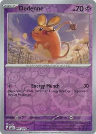 Dedenne 094/198 (SV01: Scarlet & Violet Base Set)  - Reverse Holofoil | Good Games Morley