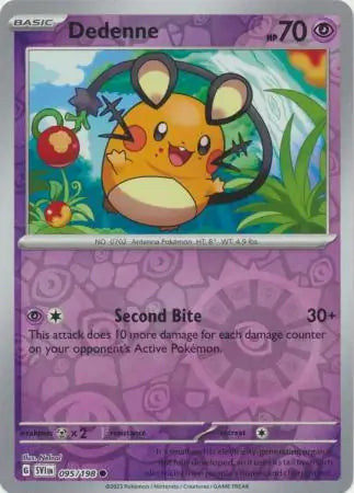 Dedenne 095/198 (SV01: Scarlet & Violet Base Set)  - Reverse Holofoil | Good Games Morley